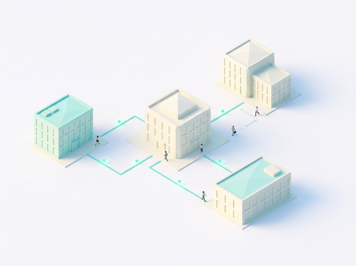Phú Thái Tech — isometric vignette